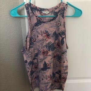 Aeropostale Pink Tropical Tank Top